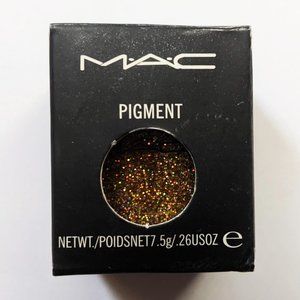 MAC Pigment Color Powder Gold Glitter .26 oz JUMBO W BOX RARE